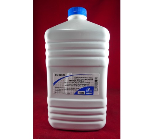 Тонер для картриджей Universal Q2612A/X оптимизирован для совместимых CB435A/CE285A (фл. 1кг) B&W Standart фас.Россия