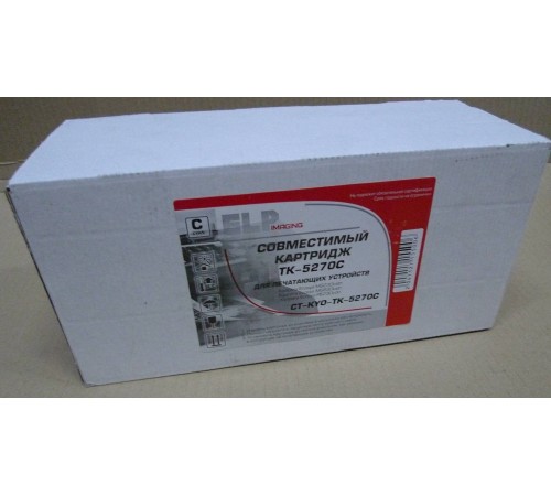 Тонер-картридж для Kyocera Ecosys M6230cidn/M6630cidn/P6230cdn TK-5270C cyan 6K  ELP Imaging®