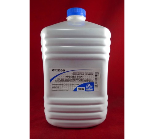 Тонер для Kyocera TK-895/5140/5150/5215/5270/5280/5290/5305/8115/8325 Cyan (Tomo VF03-C) (кан. 1кг) B&W Standart