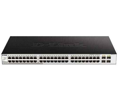 D-Link DGS-1210-52/ME/B1A Управляемый L2 коммутатор с 48 портами 10/100/1000Base-T и 4 портами 1000Base-X SFP