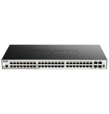 D-Link DGS-1510-52X/A2A Настраиваемый L2+ стекируемый коммутатор с 48 портами 10/100/1000Base-T и 4 портами 10GBase-X