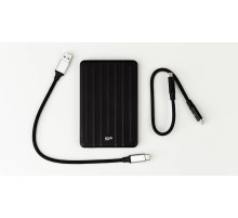 Твердотельный диск 2TB Silicon Power Bolt B75 Pro, External, Type-C [R/W - 520/420 MB/s] Алюминий/Черный