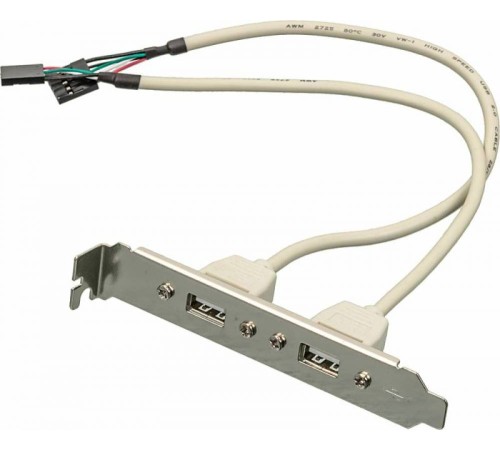USB Bracket 2xUSB2.0 Bulk  OEM