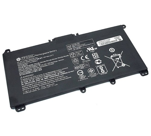 Батарея для HP Pavilion 14-bf/14-bk/15-cc/15-cd/15-ck/x360 14-cd (920070-856/HSTNN-IB7Y/HSTNN-LB7X/TF03XL) 41.9Wh 3cell
