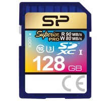 Флеш карта SD 128GB Silicon Power Superior Pro SDXC Class 10 UHS-I U3 90/80 Mb/s
