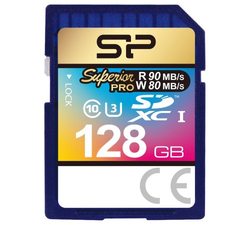 Флеш карта SD 128GB Silicon Power Superior Pro SDXC Class 10 UHS-I U3 90/80 Mb/s Флеш карта SD 128GB Silicon Power Superior Pro SDXC Class 10 UHS-I U3 90/80 Mb/s