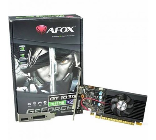 Видеокарта PCIE16 GT1030 2GB GDDR5 AF1030-2048D5L5-V2 AFOX Видеокарта PCIE16 GT1030 2GB GDDR5 AF1030-2048D5L5-V2 AFOX