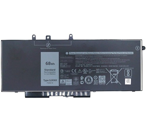 Батарея для Dell Latitude 15-3520/E5480/5480 (GJKNX/DV9NT/GD1JP/0GD1JP) 7.6V 68Wh 8500mAh