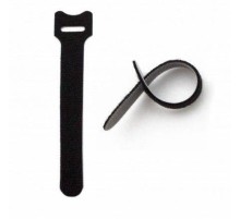 Hyperline WASN-135-BK-10 Хомут для кабеля, липучка с мягкой застежкой, 135x15 мм, черный (10 шт.)