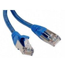 Hyperline PC-LPM-STP-RJ45-RJ45-C5e-1M-LSZH-BL Патч-корд F/­UTP, экранированный, Cat.5е, LSZH, 1 м, синий