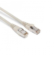 Hyperline PC-LPM-STP-RJ45-RJ45-C6-1M-LSZH-GY Патч-корд F/UTP, экранированный, Cat.6, LSZH, 1 м, серый