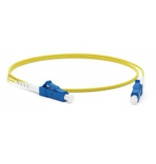 Hyperline FC-S2-9-LC/­UR-LC/­UR-H-1M-LSZH-YL Патч-корд волоконно-оптический (шнур) SM 9/­125 (OS2), LC/­UPC-LC/­UPC, 2.0 мм, simplex, LSZH, 1 м