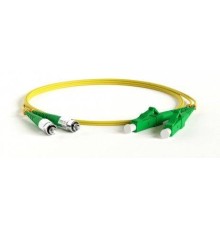 Hyperline FC-D2-9-FC/­AR-LC/­AR-H-2M-LSZH-YL (FC-9-FC-LC-APC-2M) Патч-корд волоконно-оптический (шнур) SM 9/­125 (OS2), FC/­APC-LC/­APC, duplex, LSZH, 2 м