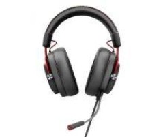 AOC Гарнитура игровая GH300 , многоцветная RGB,  Stereo, 7.1 Surround, USB кабель 2.0 м, чёрный+красный.