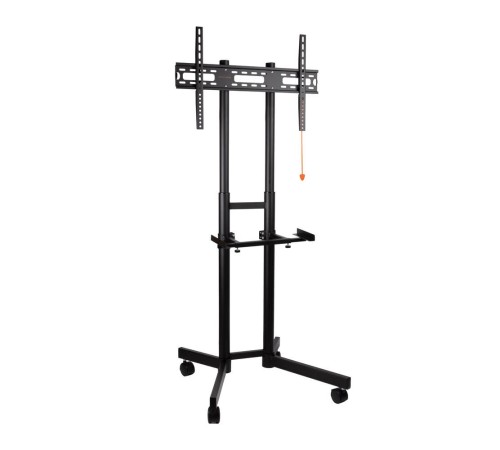 Стойка на колесах Arm media PT-STAND-7 черная для TV/LFD 32"-80", полка, max VESA 600x400, высота 1060-1500 мм