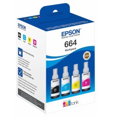Набор с чернилами Epson 664 для L100/L110/L200/L210/L300/L350/L121/L132/L1300 (C13T66464A)