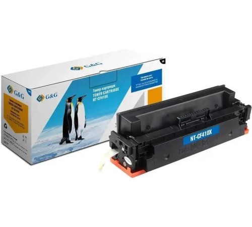 Картридж G&G, аналог HP CF410X черный 6.5k с чипом