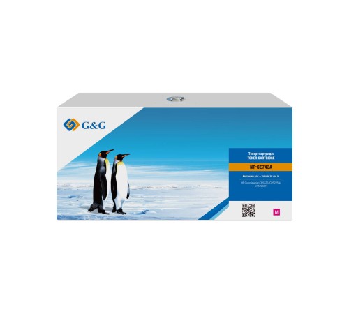 Картридж G&G, аналог HP CE743A/307A красный 7.3k с чипом