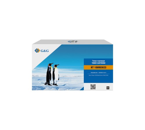 Тонер-картридж G&G, аналог Xerox 106R03624/106R03623 15k с чипом