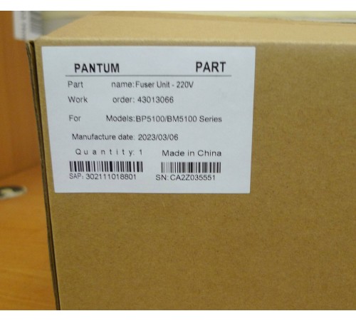 Печь в сборе Pantum BP5100/BM5100 (302111018801) Печь в сборе Pantum BP5100/BM5100 (302111018801)