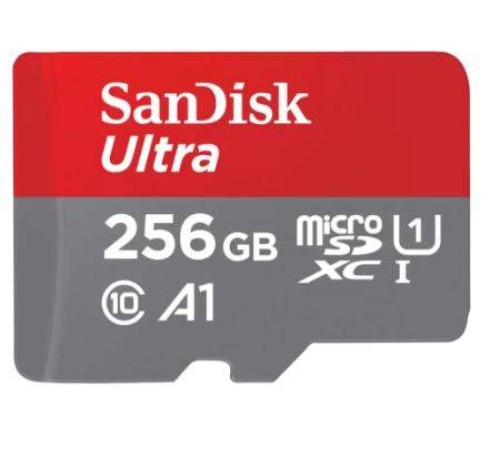 Флеш карта microSD 256GB SanDisk microSDXC Class 10 Ultra UHS-I U1 A1 120MB/s