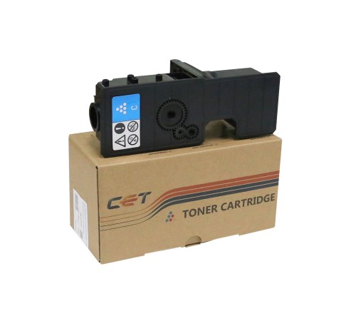 Тонер-картридж (PK208) для KYOCERA ECOSYS P5026cdn/M5526cdn (аналог TK-5240C) (CET) Cyan, 45г, 3000 стр., CET8996C