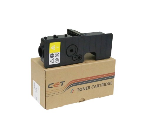 Тонер-картридж (PK208) для KYOCERA ECOSYS P5026cdn/M5526cdn (аналог TK-5240Y) (CET) Yellow, 45г, 3000 стр., CET8996Y
