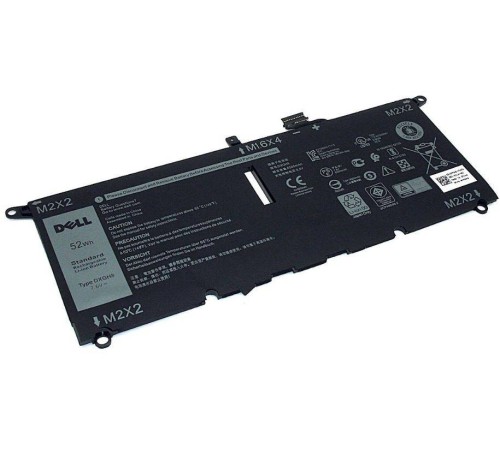 Батарея для Dell XPS 13 9370/9380/2018/ Inspiron 13-5390 (DXGH8/0G8VCF/H754V) 7.6V 52Wh