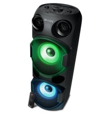 АС PS-750, черный (80 Вт, TWS, Bluetooth, FM, USB, microSD, LED-дисплей, 4400мА*ч)