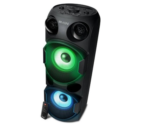 АС PS-750, черный (80 Вт, TWS, Bluetooth, FM, USB, microSD, LED-дисплей, 4400мА*ч)