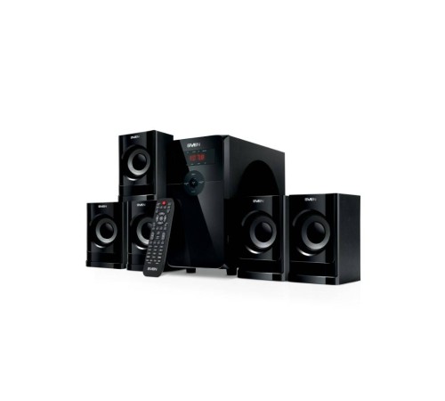 SVEN АС HT-201, черный (80 Вт, Bluetooth, пульт, дисплей, FM, USB, SD)