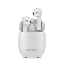 SVEN Беспроводные внутриканальные наушники с микрофоном E-727BT, белый (Bluetooth, TWS)