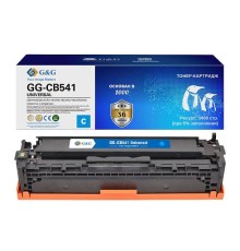 Картридж G&G, аналог HP CB541A/CE321A/CF211X/ Canon 716 синий 1.4k с чипом