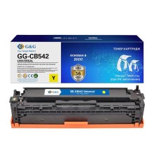 Картридж G&G, аналог HP CB542A/CE322A/CF212X/ Canon 716 желтый 1.4k с чипом