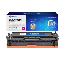 Картридж G&G, аналог HP CB543A/CE323A/CF213X/ Canon 716 красный 1.4k с чипом