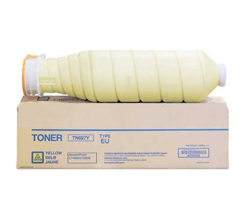 Тонер Konica-Minolta AccurioPress C12000/14000 желтый TN-627Y ACVV250 220K ACVV250