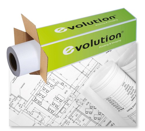 Бумага EVOLUTION  Premium EXTRA Paper 80gr 0.914х50м  втулка 2" / 50,8мм  (ex.450L90503)