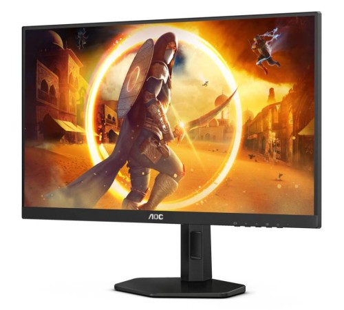 МОНИТОР 27" AOC Q27G4X Black-Red с поворотом экрана (IPS, 2560x1440, 180Hz, 0.5 ms, 178°/178°, 450 cd/m, 80M:1, +2xHDMI)