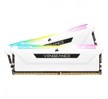 Модуль памяти CORSAIR 16GB 3600МГц DDR4 CL18 DIMM (Kit of 2x8GB) XMP 2.0, Vengeance RGB PRO SL White