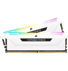 Модуль памяти CORSAIR 16GB 3600МГц DDR4 CL18 DIMM (Kit of 2x8GB) XMP 2.0, Vengeance RGB PRO SL White