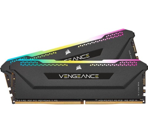 Модуль памяти CORSAIR 32GB 3600МГц DDR4 CL18 DIMM (Kit of 2x16GB) XMP 2.0, Vengeance RGB Pro SL Black