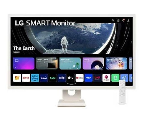 МОНИТОР 32" LG 32SR50F-W WHITE (IPS, 1920x1080, 5 ms, 178°/178°, 250 cd/m, 1200:1, +2xHDMI 2.1, +2xUSB, +MM, +WiFi, +ИT)