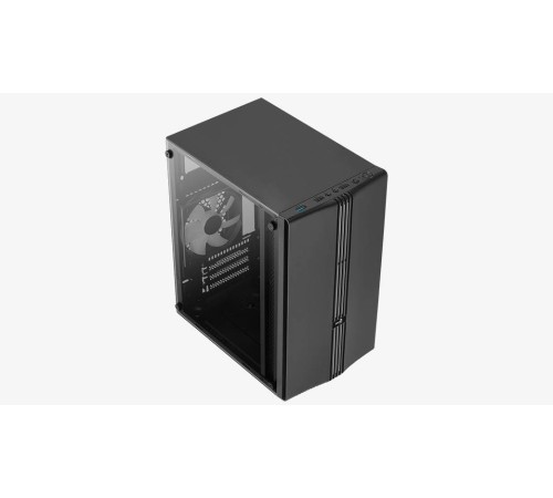 Корпус MiniTower AeroCool EVO Mini-G-BK-v1 (mATX, USB3x1, USB2x2, 120mm RGB fan, без БП) (4711099472352)