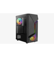 Корпус MidiTower AEROCOOL SCAPE-G-BK-v2 black (4711099471546) (без блока питания)