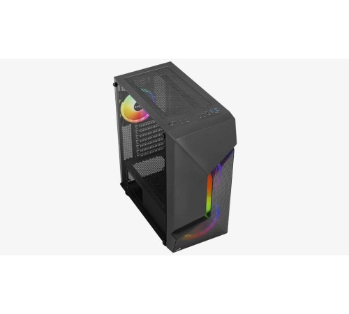 Корпус MidiTower AEROCOOL SCAPE-G-BK-v2 black (4711099471546) (без блока питания)