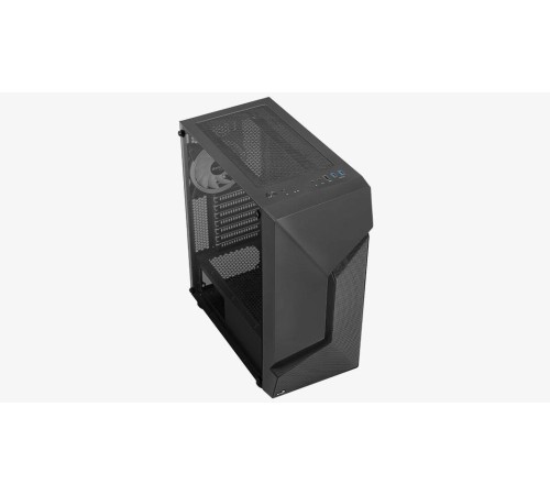 Корпус MidiTower AEROCOOL SCAPE-G-BK-v2 black (4711099471546) (без блока питания)