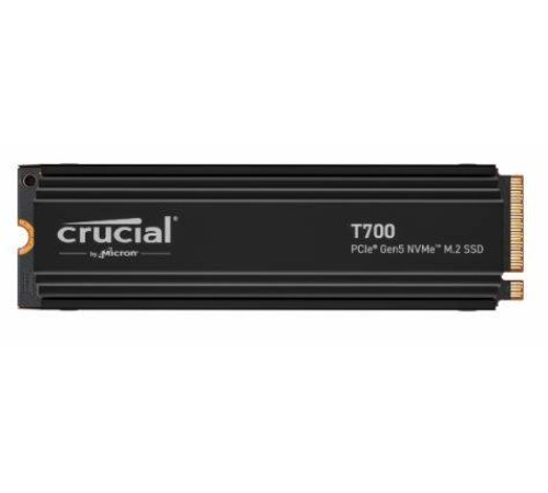 Твердотельный диск 4TB Crucial T700 CT4000T700SSD3, M.2, PCI-E 5.0 x4, TLC 3D NAND [R/W - 11800/12400MB/s]