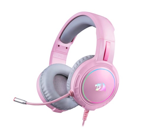 Redragon Игровая гарнитура Mento RGB, 3.5мм, розовые_3