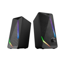 Redragon Акустическая 2.0 система Waltz черн,6 Вт,RGB,USB+3.5 jack