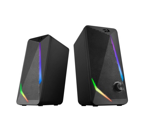 Redragon Акустическая 2.0 система Waltz черн,6 Вт,RGB,USB+3.5 jack